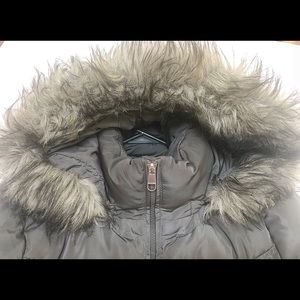 Grey Calvin Klein Puffer / Down Warm Coat L